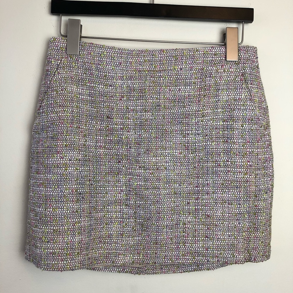 J Crew Size 4 Straight Woven Mini Skirt